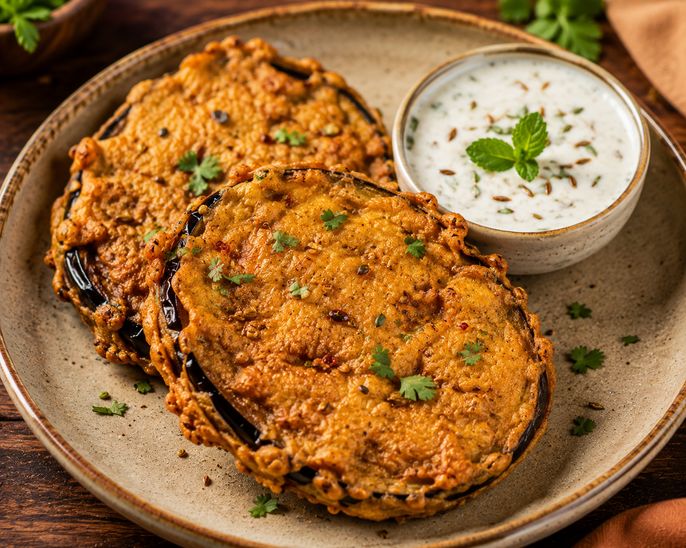 Eggplant Pakora 2pcs (V)