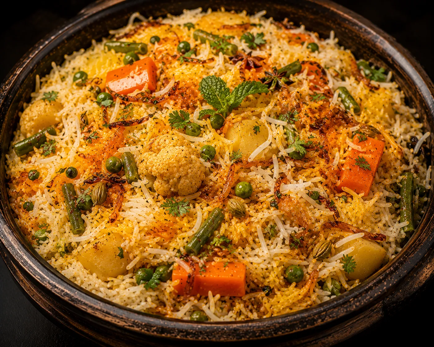 Tarkari Ki Biryani (Veg Dum Biryani)