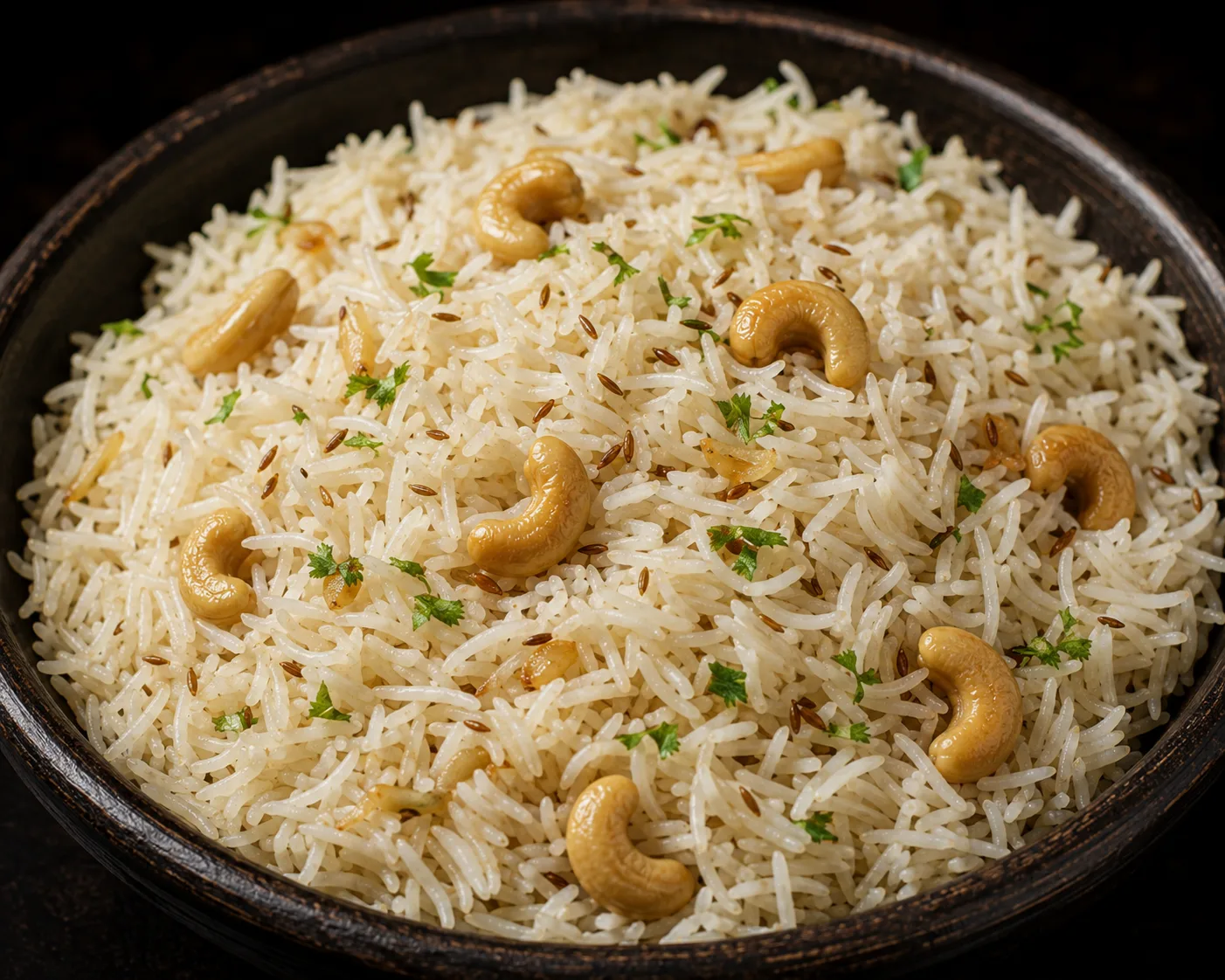 Kaju (Cashew) Pulao