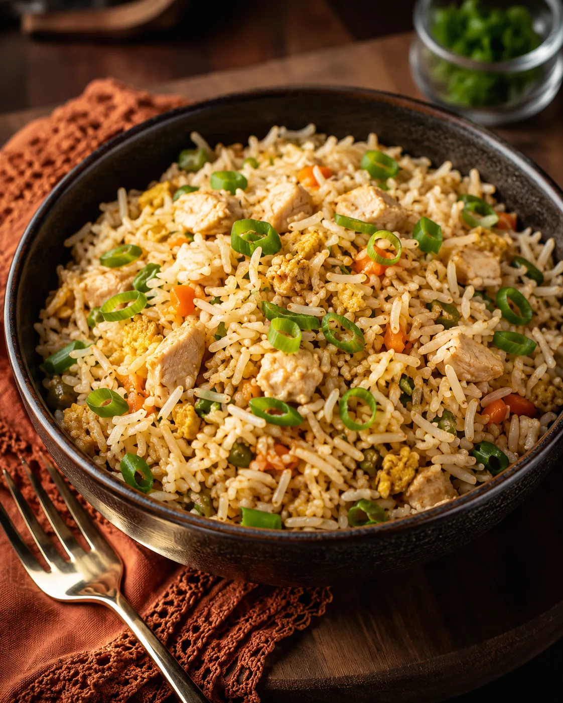 Tandoori Chicken Fried Rice