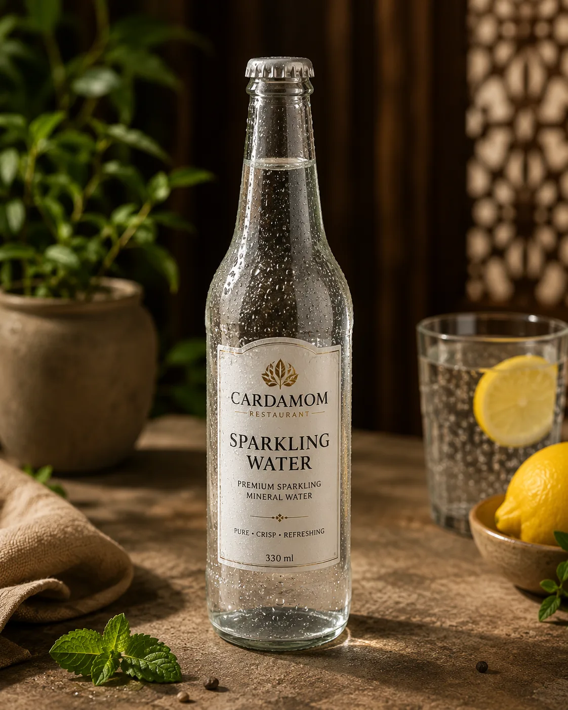 Sparkling Water Bottle